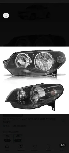 Farol palio 2010/2011/2012/2013/2014 máscara negra.