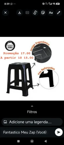 Banqueta promoção super Forte
