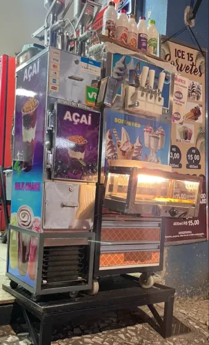 Máquina de Sorvete churros e açaí