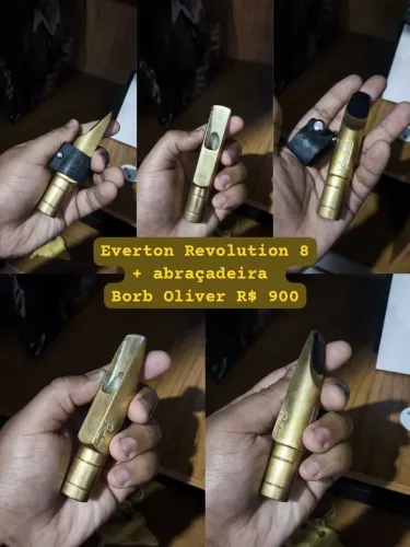 Boquilha Everton Revolution N8 - Sax tenor
