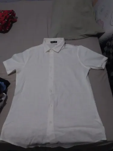 Camisa de botão branca