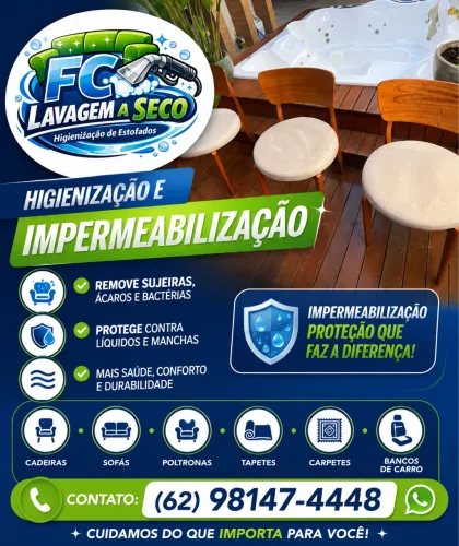 Higienização e impermeabilização