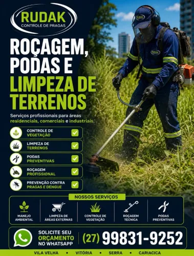 Roçagem de Lote e Quintal Preço Justo e Serviço Rápido 