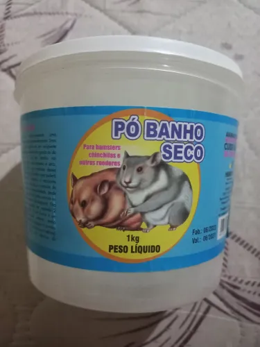 Pó seco de banho - Roedores R$ 30,00