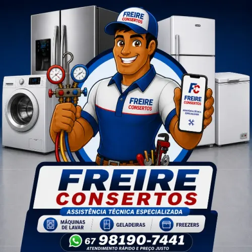 Consertamos geladeiras, freezer, máquinas de lavar