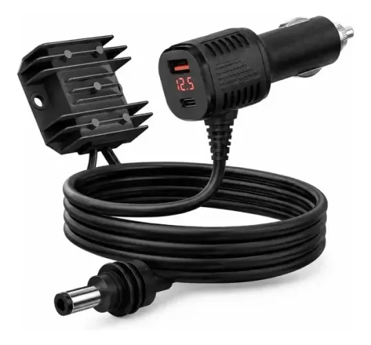 Fonte Carregador Veicular Tomate Msl-032 3 Em 1 Dc Boost 105