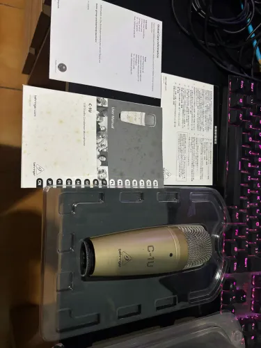 Microfone condensador Behring C-1U USB