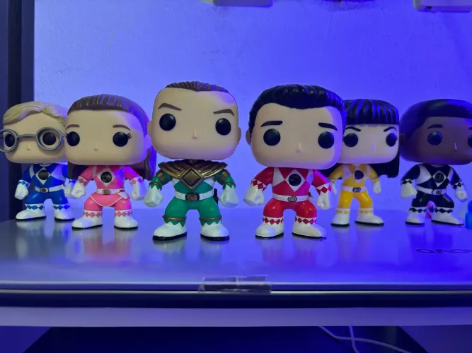 Coleção de funko pop Power Rangers