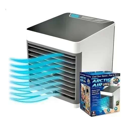 Climatizador Frio Nsbao AR-2 Portátil Umidificador Branco 150L 3 Velocidades