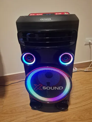 Caixa som torre Aiwa AWS-T1W-01B Bluetooth