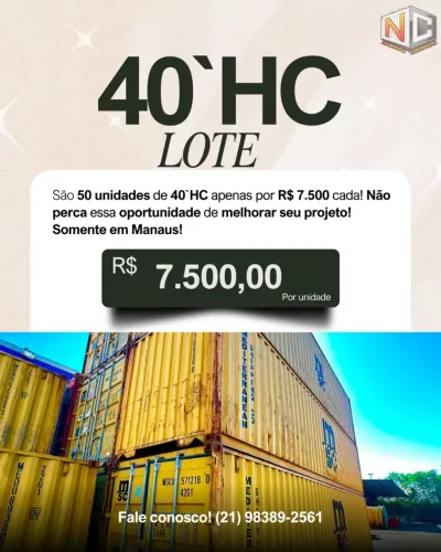 Lote de 40hc!