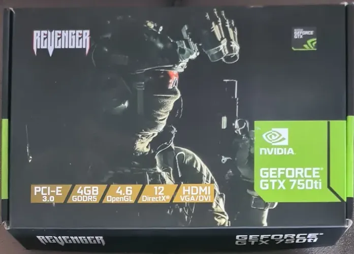 Placa De Vídeo Nvidia Geforce Gtx750ti 4gb Gddr5 (Usado)