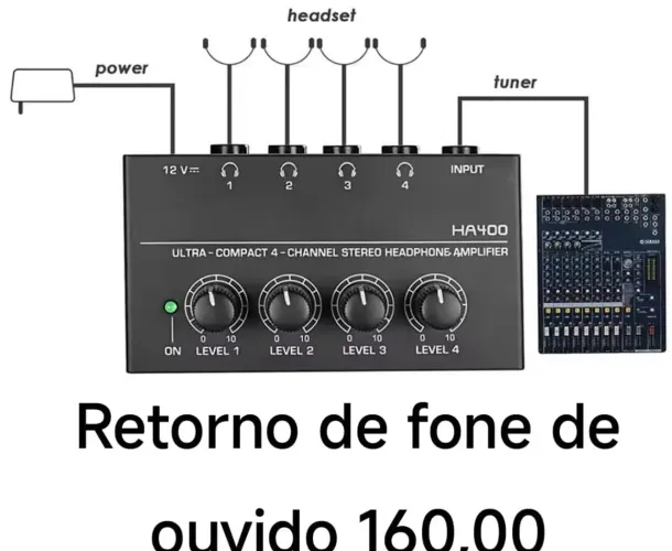 Retorno de fone de ouvido
