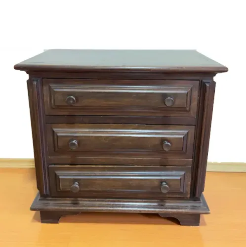 Gaveteiro comoda baixa 3 gavetas rack mesa de apoio