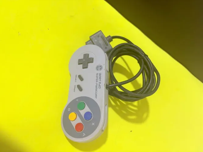 Controle super nintendo super famicom manete joystick