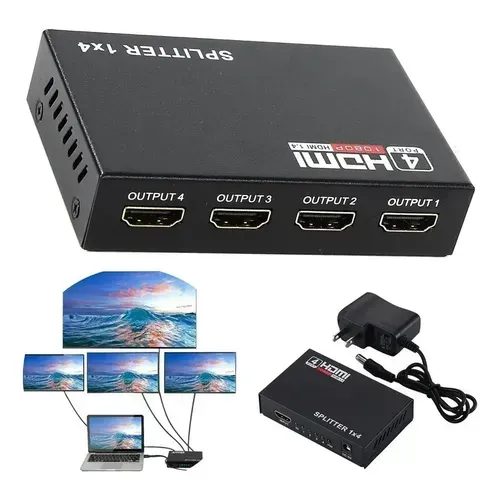 Splitter 1x4 Distribuidor HDMI *NOVO*