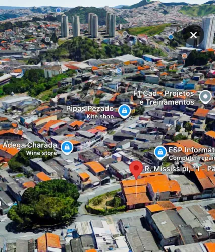 Terreno de Esquina 389m² - Parque das Américas (Mauá)