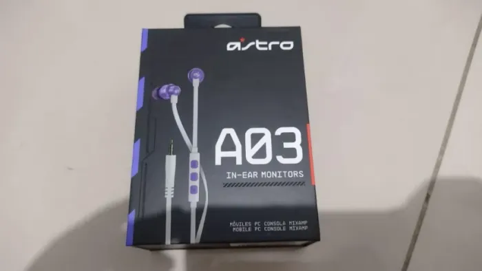 Fone De Ouvido Astro A03 Com Microfone Intra-auricular In-ear Branco