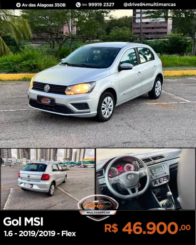 Volkswagen Gol Geração VII MSI 1.6 8V Flex Mec. 4P 2019