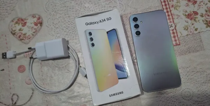 Samsung Galaxy A34 5G Dual SIM 128 GB Prata 6 GB RAM
