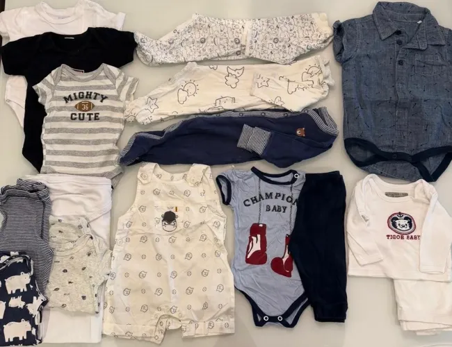 Kit roupa baby menino