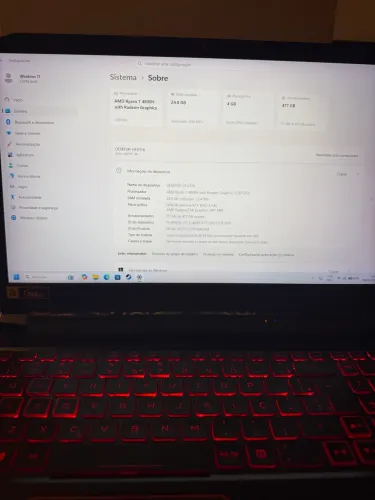 Notebook Gamer Acer Nitro 5 Ryzen 7 GTX 1650 - 24GB RAM