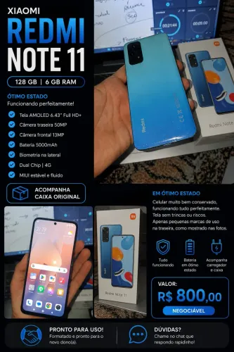 Celular para venda - Redmi note 11