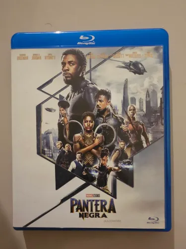 Blu-ray Pantera Negra Original - Filme Marvel - Mídia Física