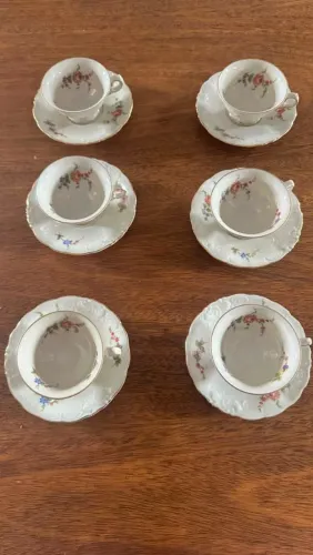 Jogo de xícaras de café kpm
