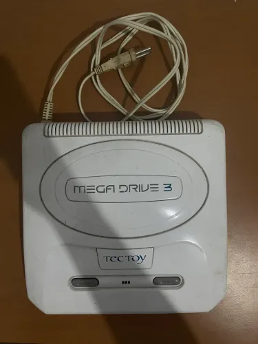 Mega Drive 3 Tec Toy Original + 2 Controles + Cabos