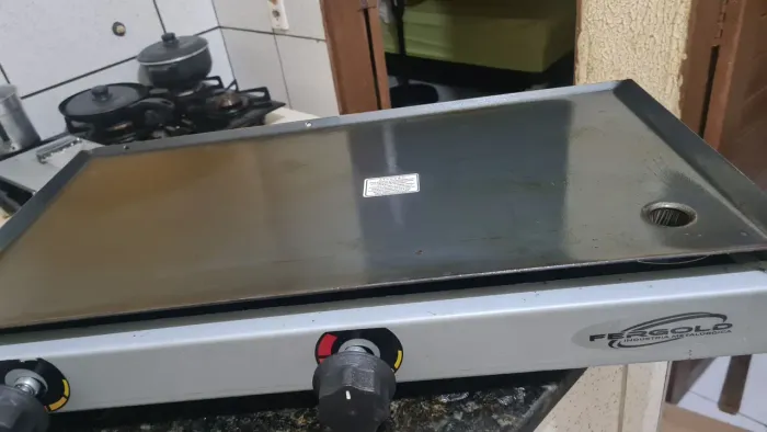 Chapa de hambúrguer nova nunca usada vendo ou troco  