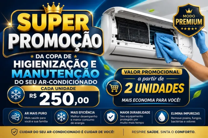 Manutenção em ar condicionado