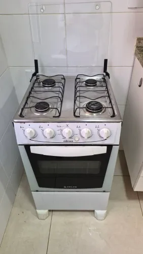 Vendo Fogão Atlas Mônaco 4 Bocas com Forno - Funcionando Perfeitamente