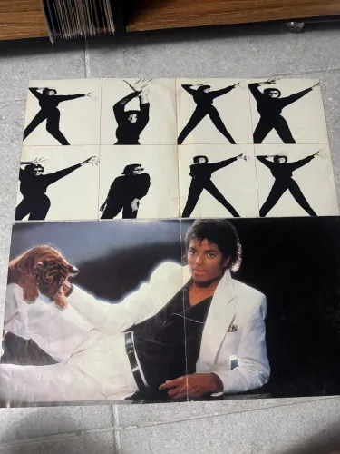 ENCARTES ORIGINAIS BAD E THRILER MICHAEL JACKSON