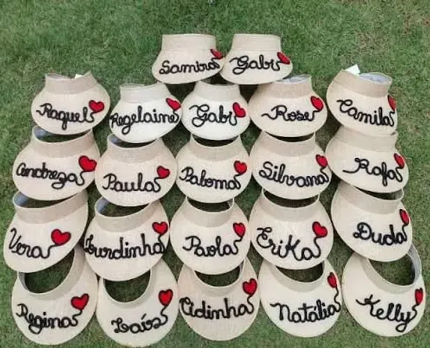 Viseira de praia personalizada