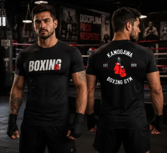 10 Camisas Personalizadas para Academia de Boxe / Malha Dry-Fit