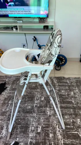 Galzerano Cadeira Alta De Bebe Para Alimentação Refeição Até 23 Kg Nick Panda