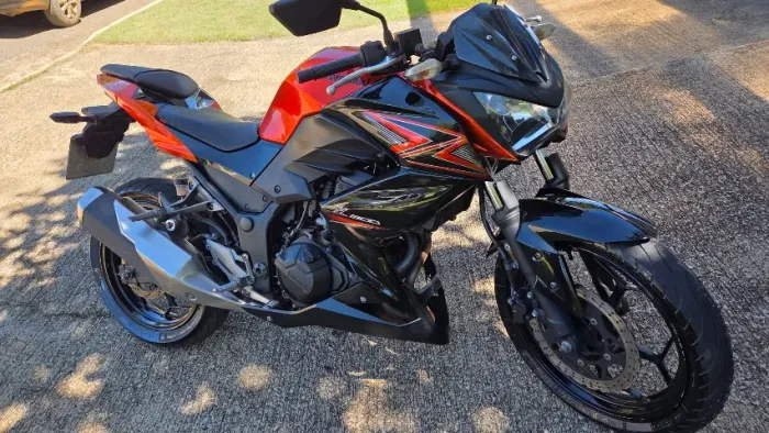 Kawasaki Z300 Especial com CORREIA