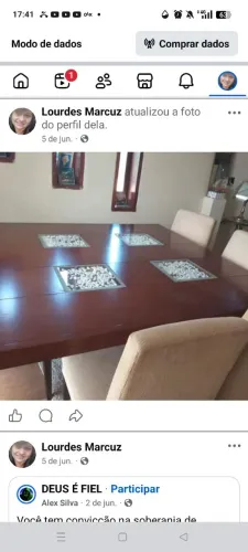 Mesa de Jantar ,mais 6 cadeiras