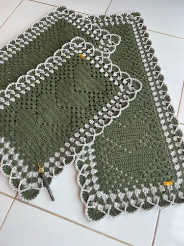 Venda crochê moda casa