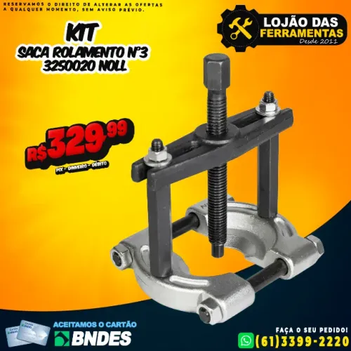 Kit Saca Rolamento N°3 Noll