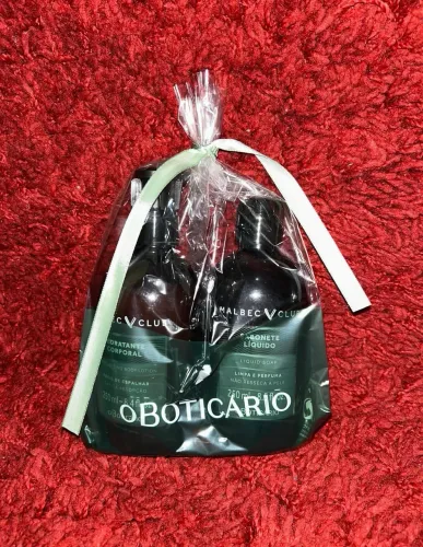Kit malbec club Boticário 