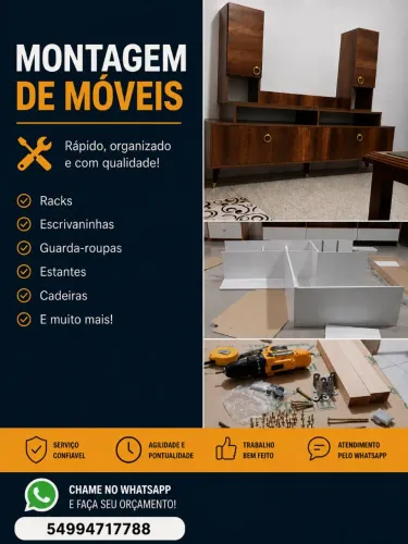 Serviço de montagem de móveis 