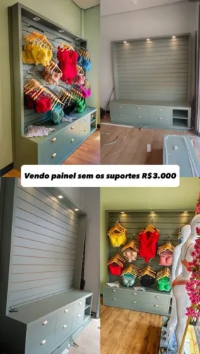 Vendo Painel Canelado Verde Jade