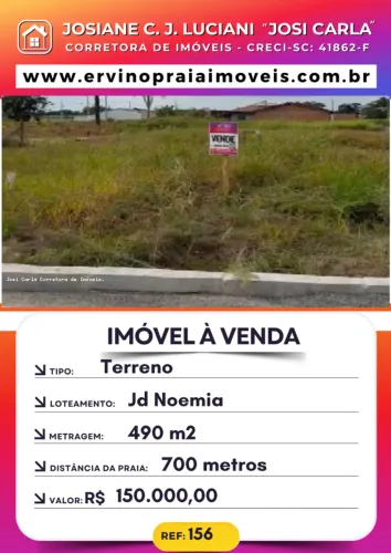 Lote para Venda em São Francisco do Sul, praia do Ervino