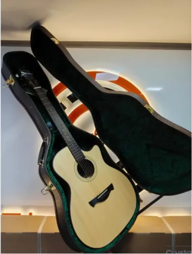 Violão Tagima Oliver Grace Cacau Santos Jumbo C/ Efeitos Material do diapasão Rosewood