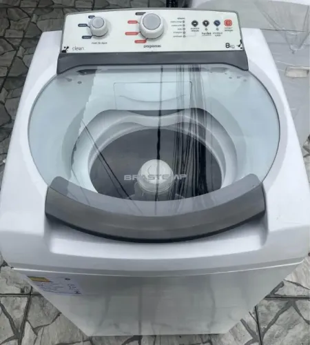 MÁQUINA DE LAVAR ROUPAS BRASTEMP 8 KG C/ GARANTIA