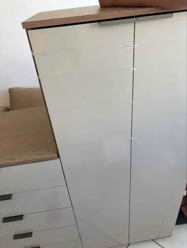 Cômodo bartira roma 5 gavetas 2 portas