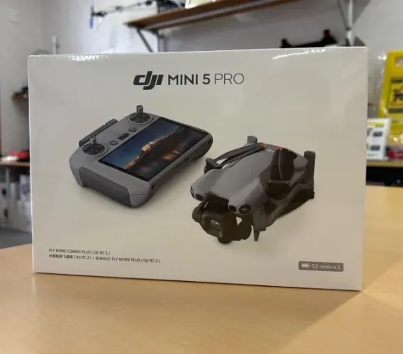 Drone Dji Mini 5 Pro Combo Fly More Plus Novo com Nota Fiscal 