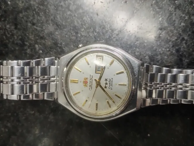 Relógio automático Orient 3 estrelas Vintage 